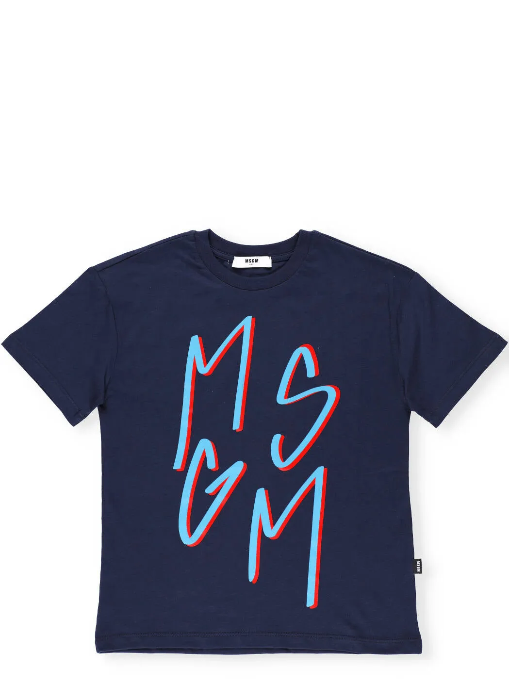 MSGM Kids Logo Print Crewneck T-Shirt