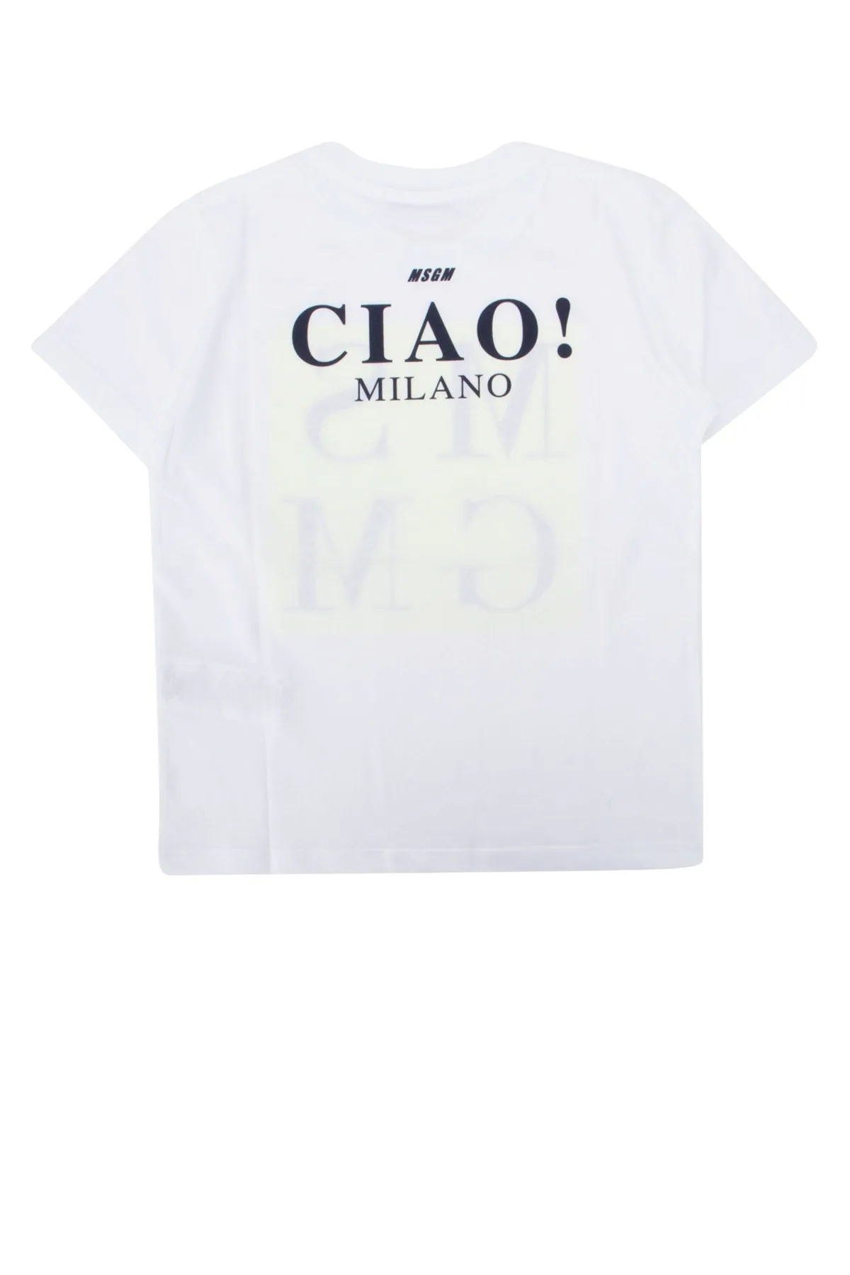 MSGM Kids Logo Print Crewneck T-Shirt