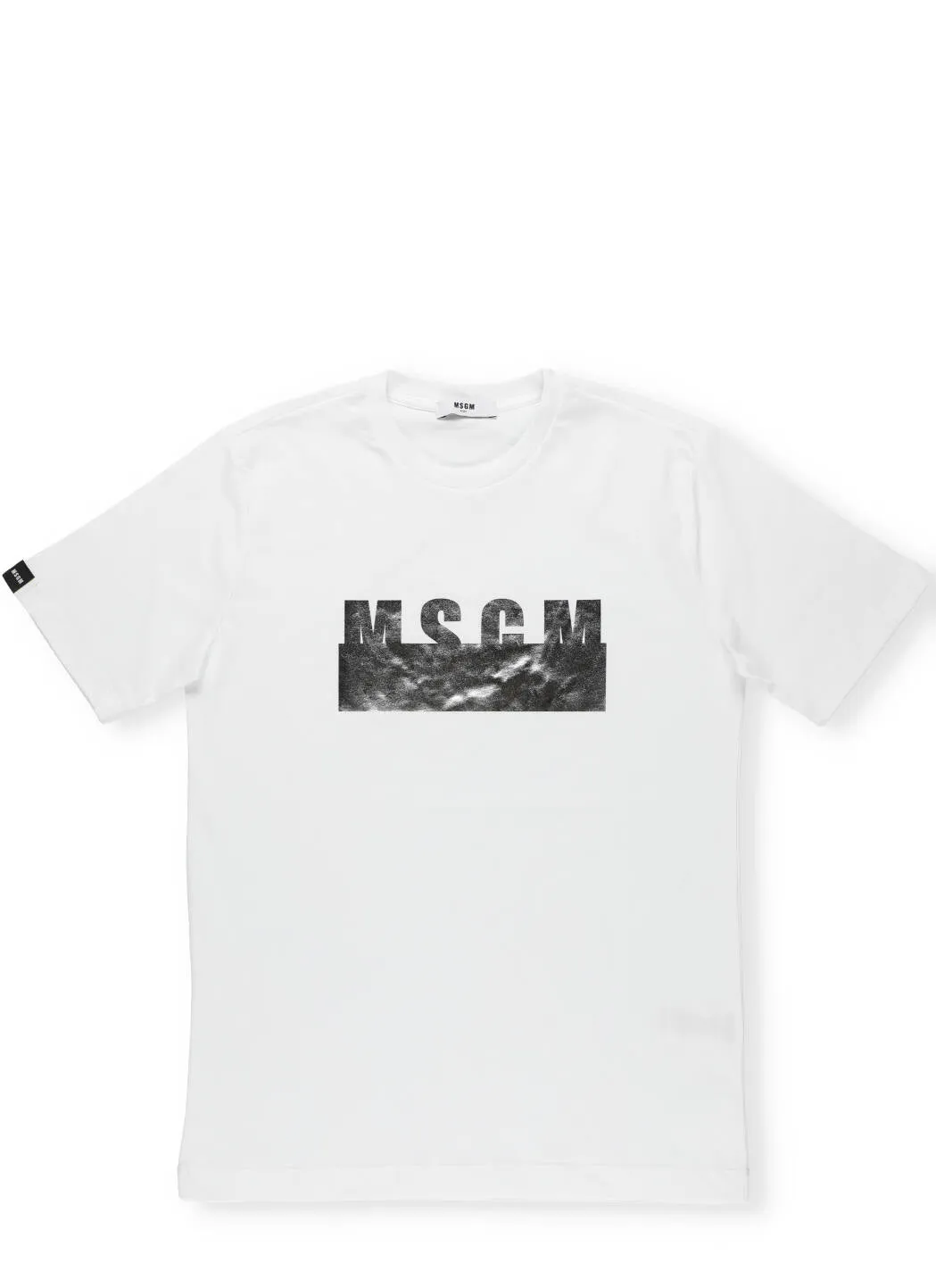 MSGM Kids Logo Print Crewneck T-Shirt