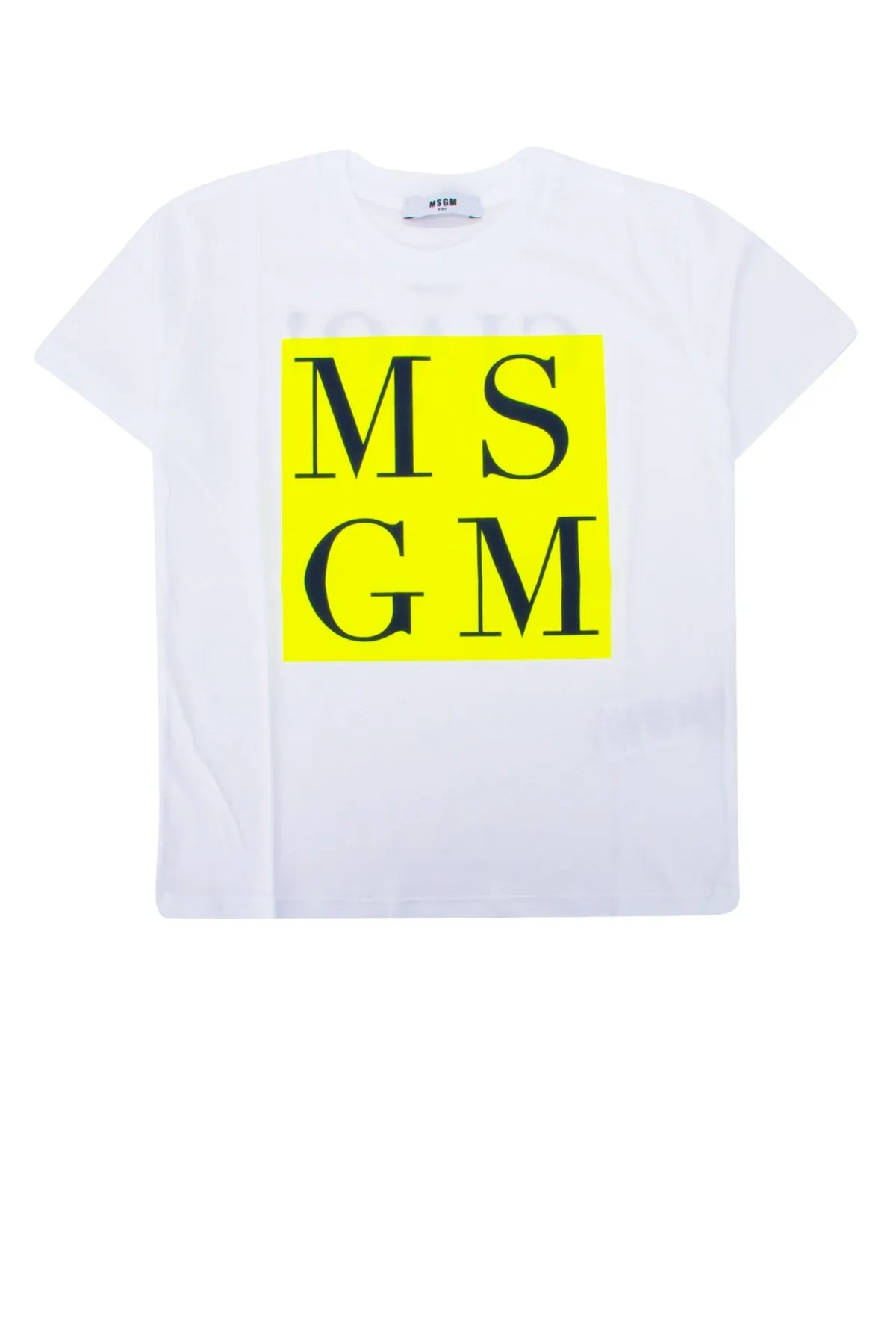 MSGM Kids Logo Print Crewneck T-Shirt