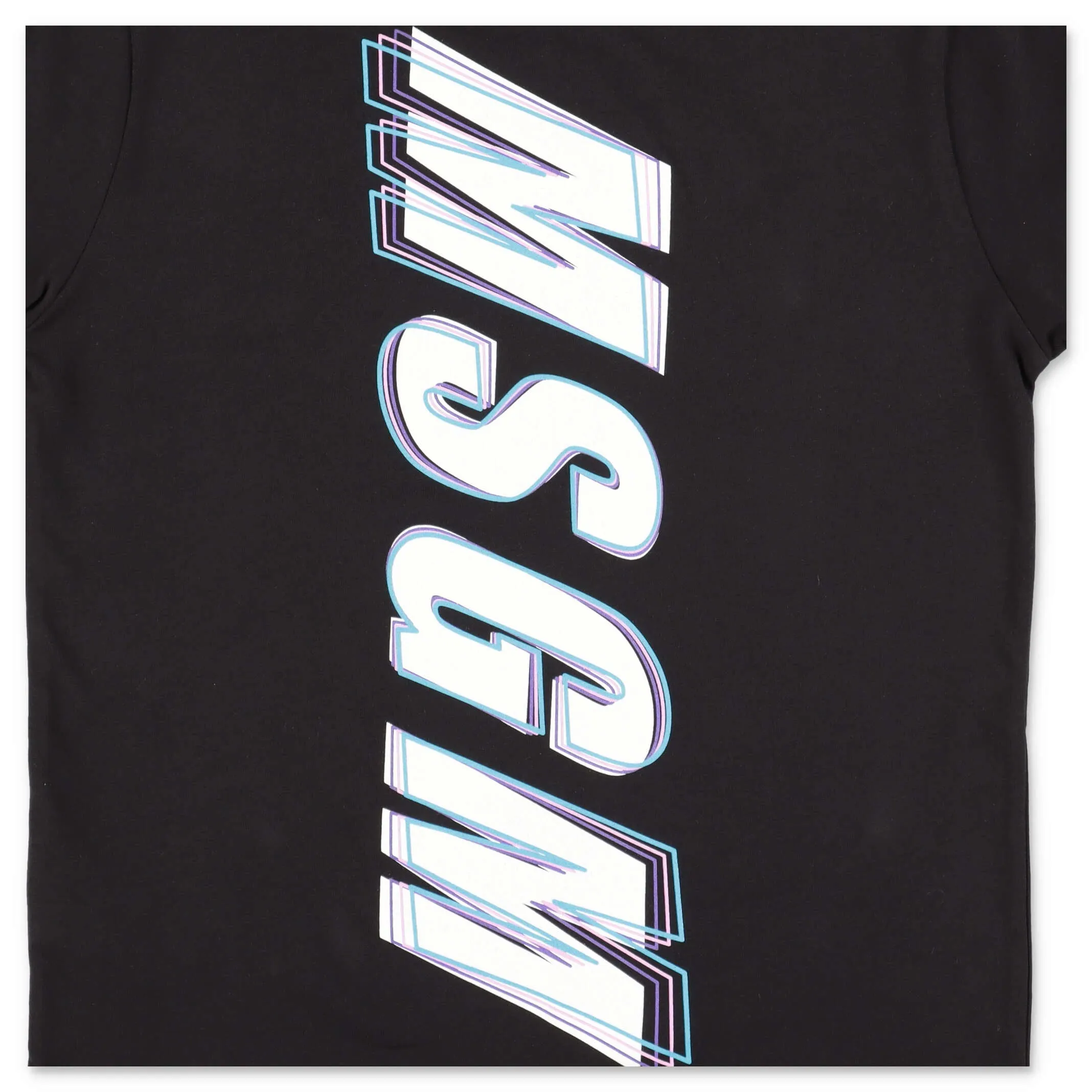 MSGM Kids Logo Print Crewneck T-Shirt