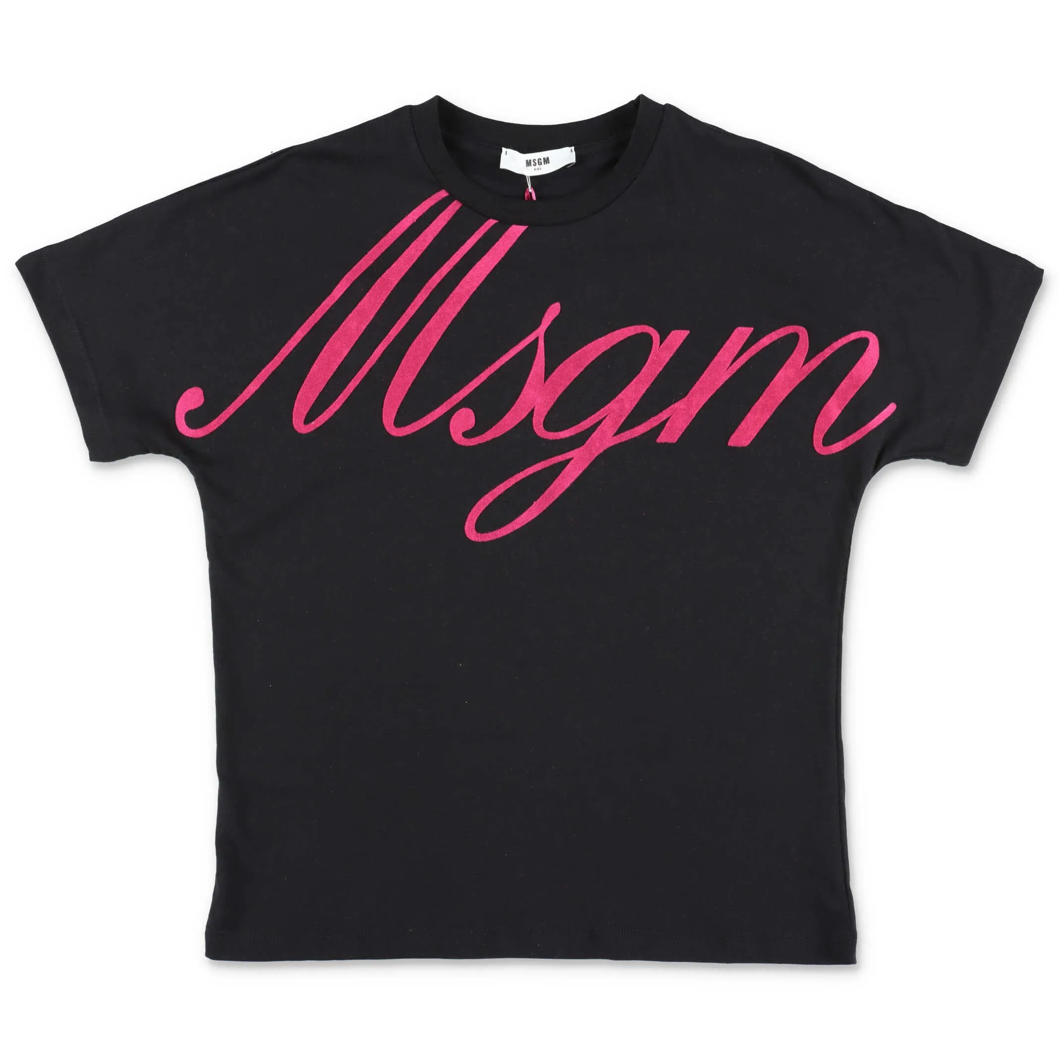 MSGM Kids Logo Print Crewneck T-Shirt