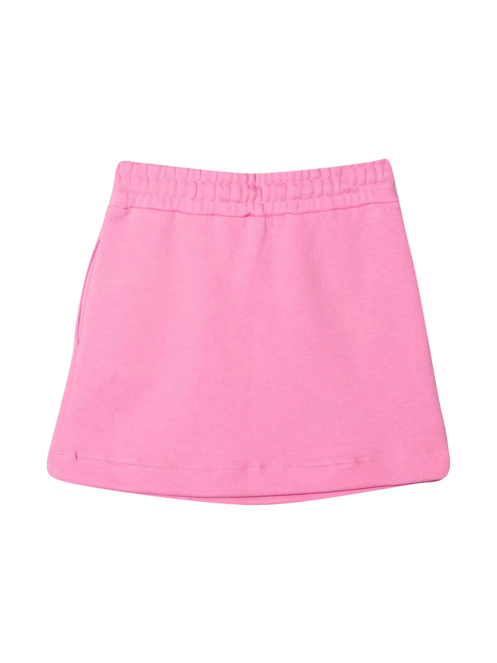 MSGM Kids Logo Print Drawstring Skirt