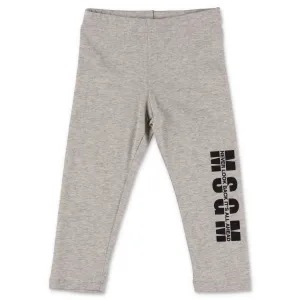 MSGM Kids Logo Print Leggings