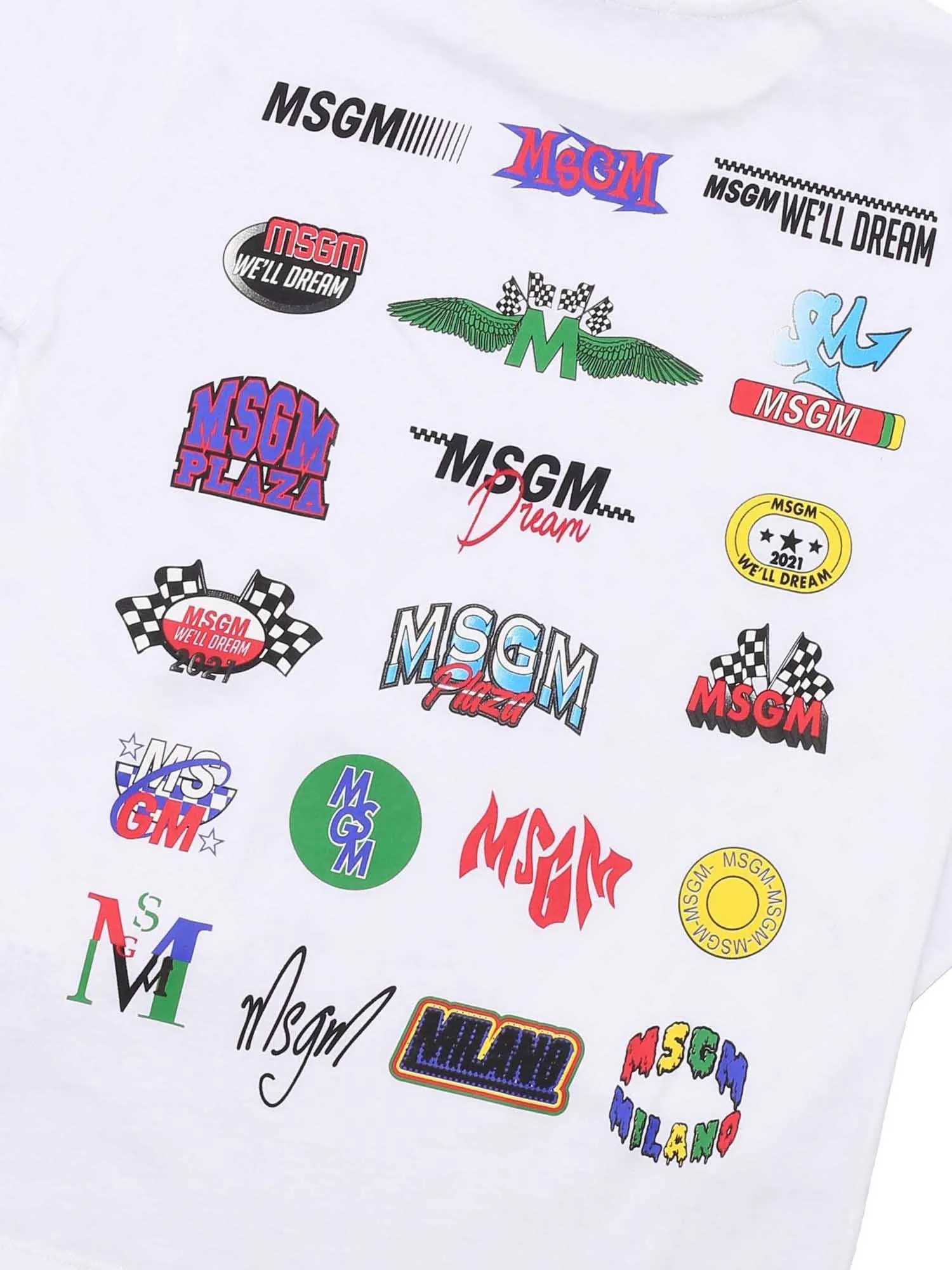 MSGM Kids Logo Print Long-Sleeve T-Shirt