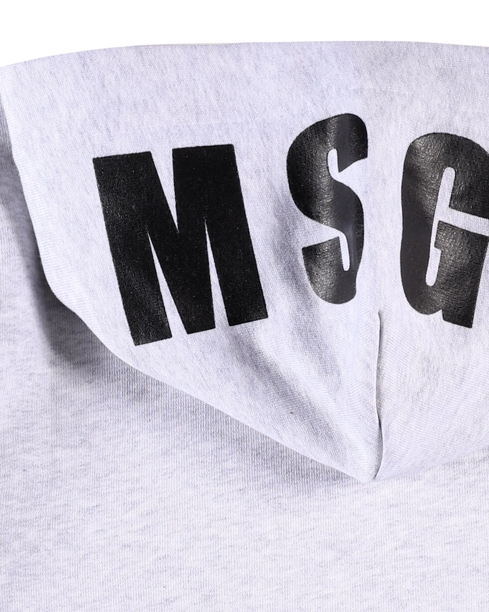 MSGM Kids Logo Print Zipped Hoodie