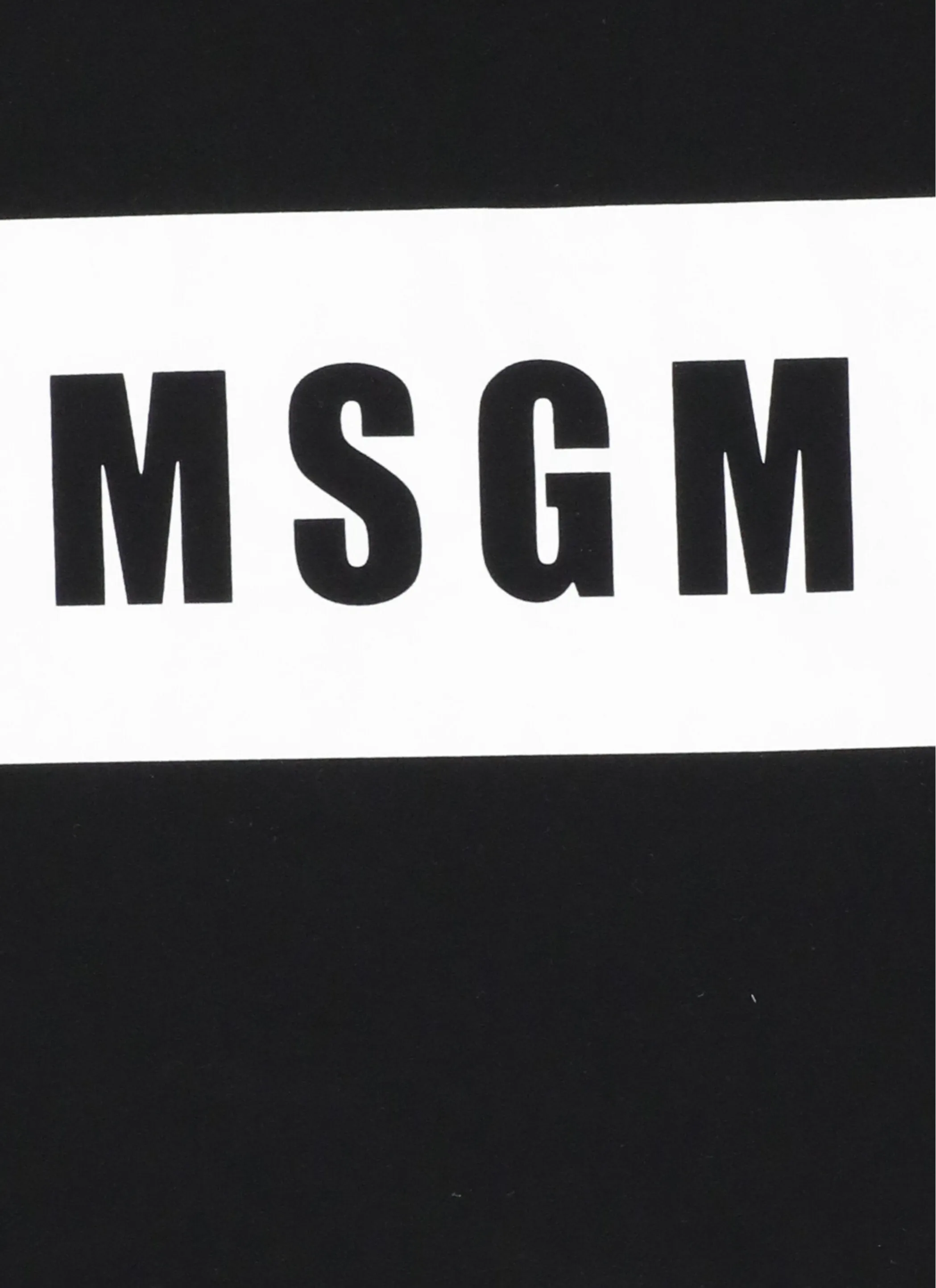 MSGM Kids Logo Printed Crewneck T-Shirt