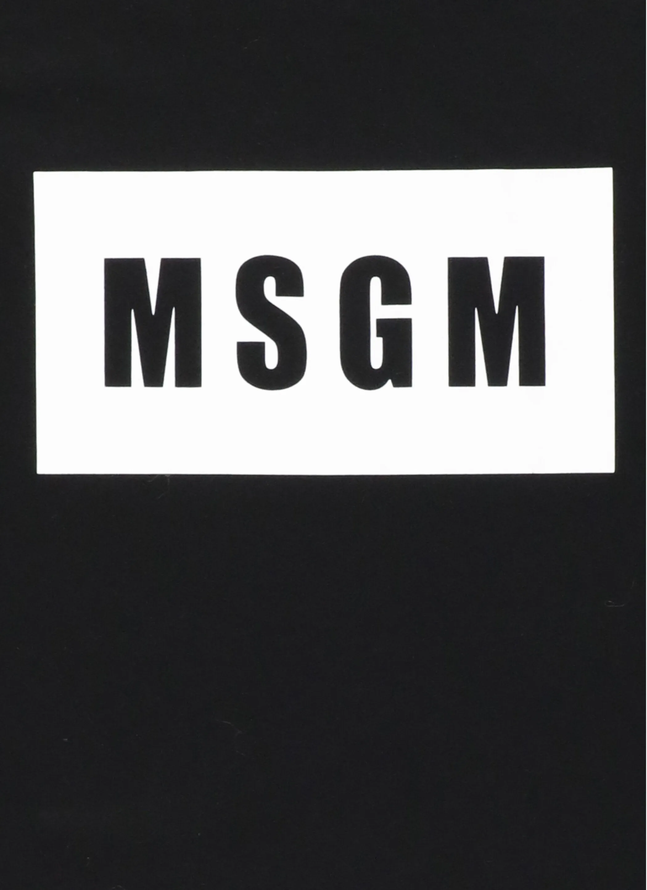 MSGM Kids Logo Printed Crewneck T-Shirt