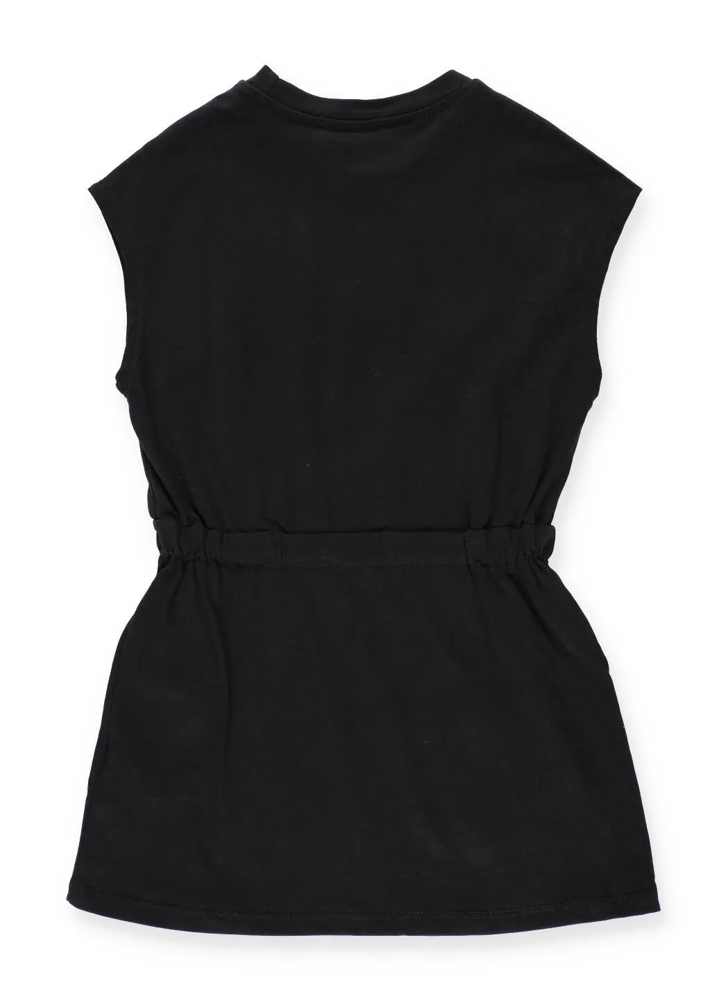 MSGM Kids Logo Printed Drawstring Dress