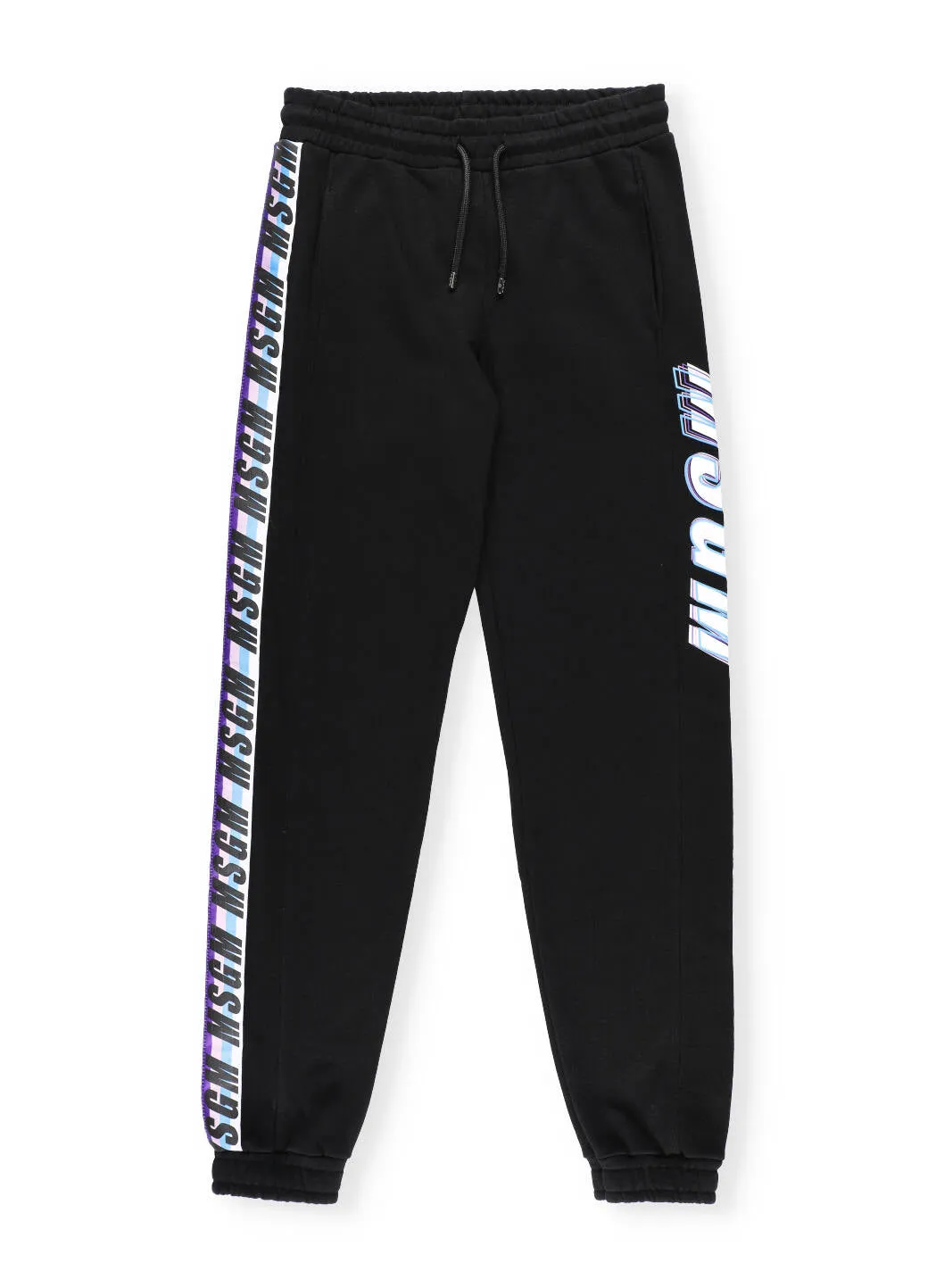 MSGM Kids Logo Printed Drawstring Sweatpants