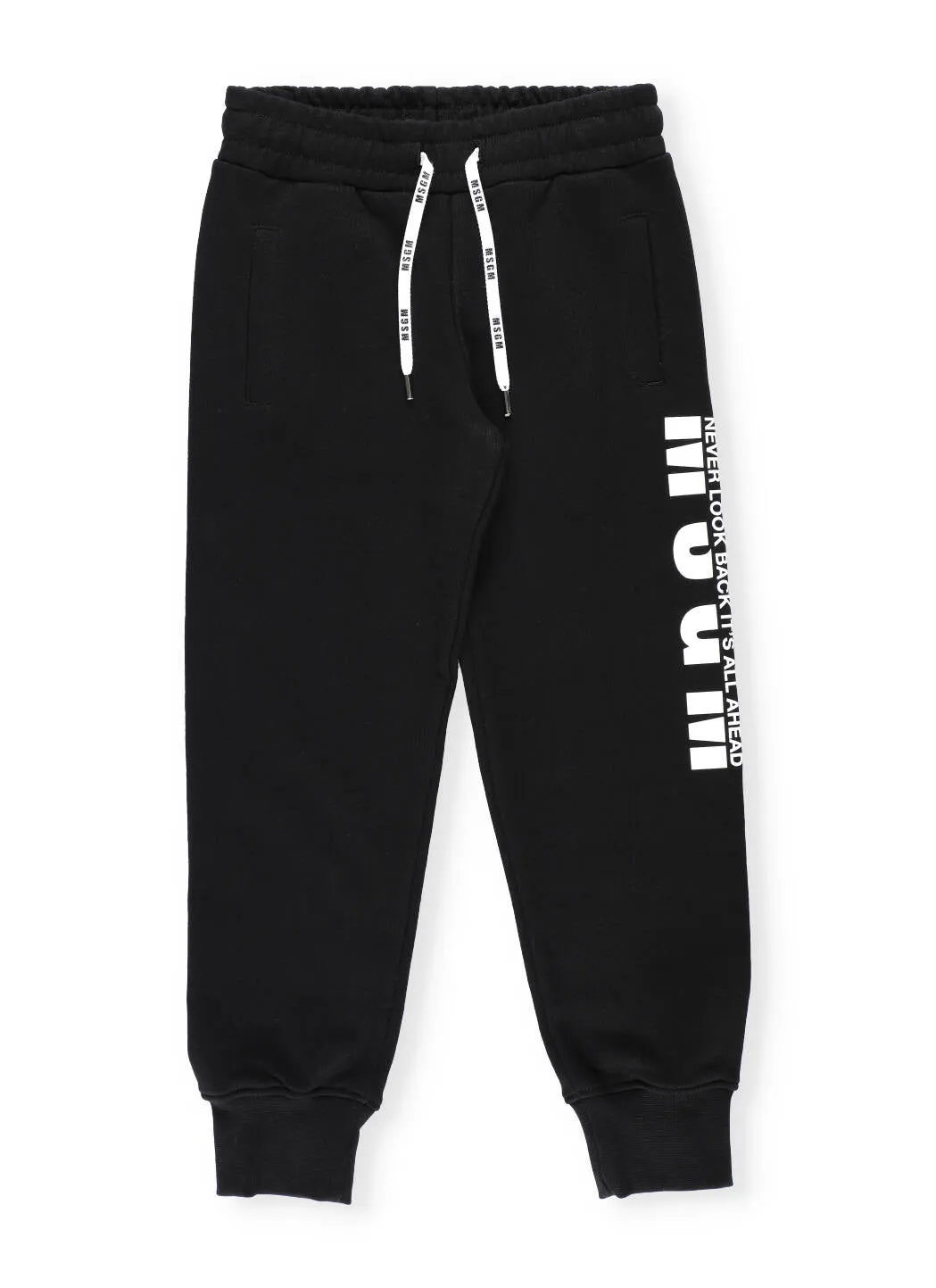 MSGM Kids Logo Printed Drawstring Sweatpants
