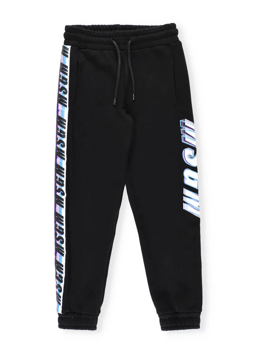 MSGM Kids Logo Printed Drawstring Sweatpants