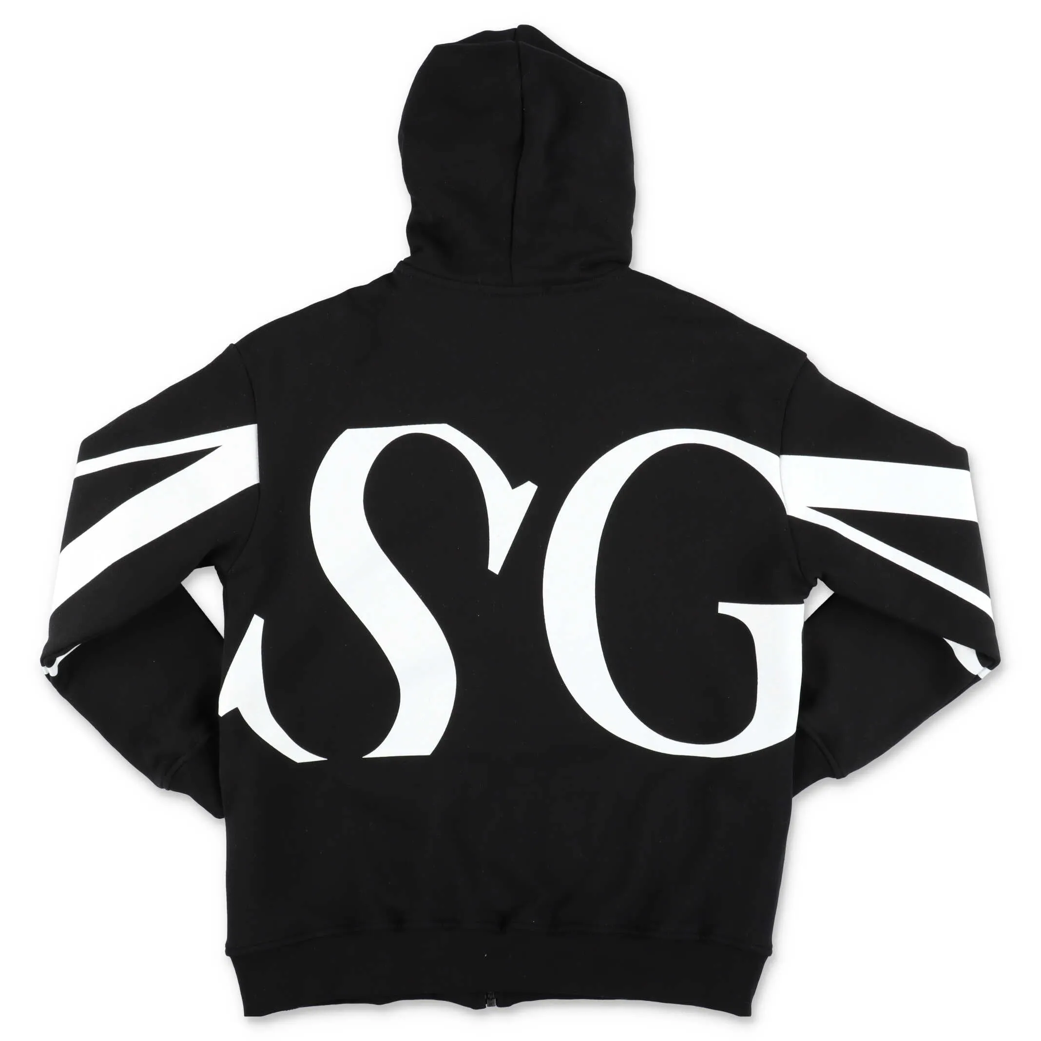 MSGM Kids Logo Printed Hooded Jacket
