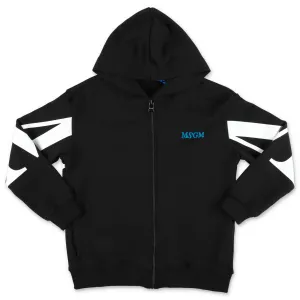 MSGM Kids Logo Printed Hooded Jacket