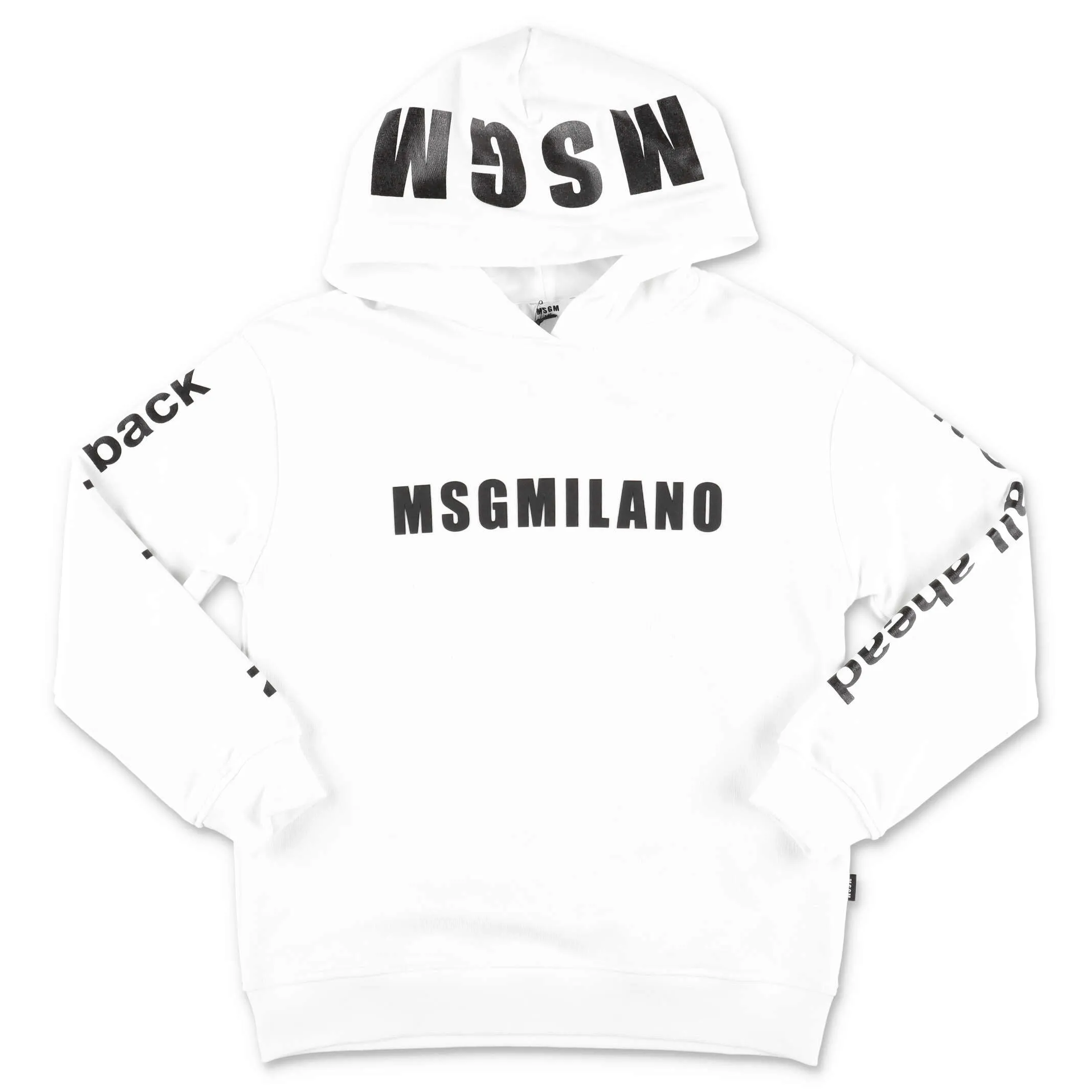 MSGM Kids Logo Printed Hoodie