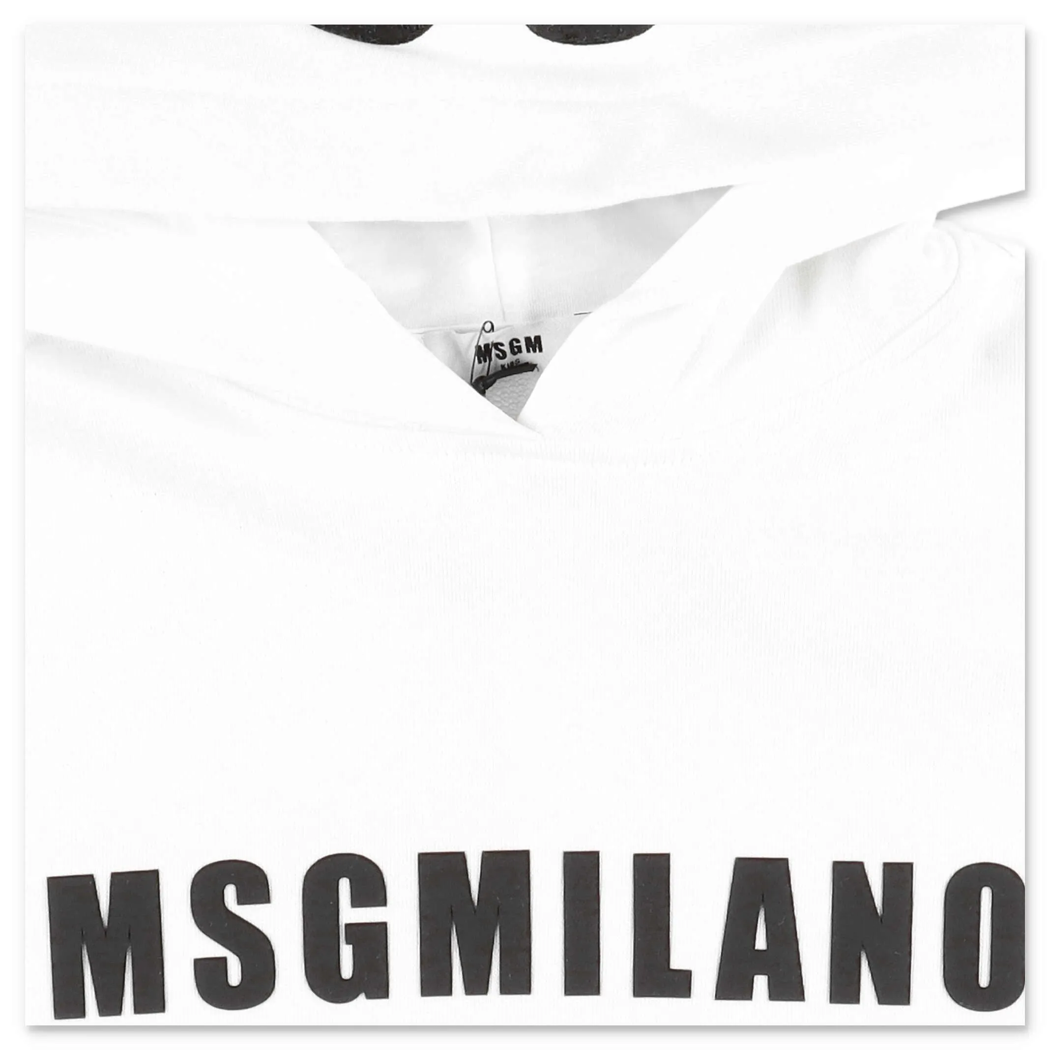 MSGM Kids Logo Printed Hoodie