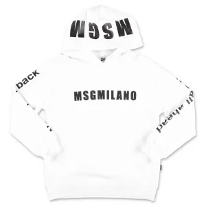 MSGM Kids Logo Printed Hoodie