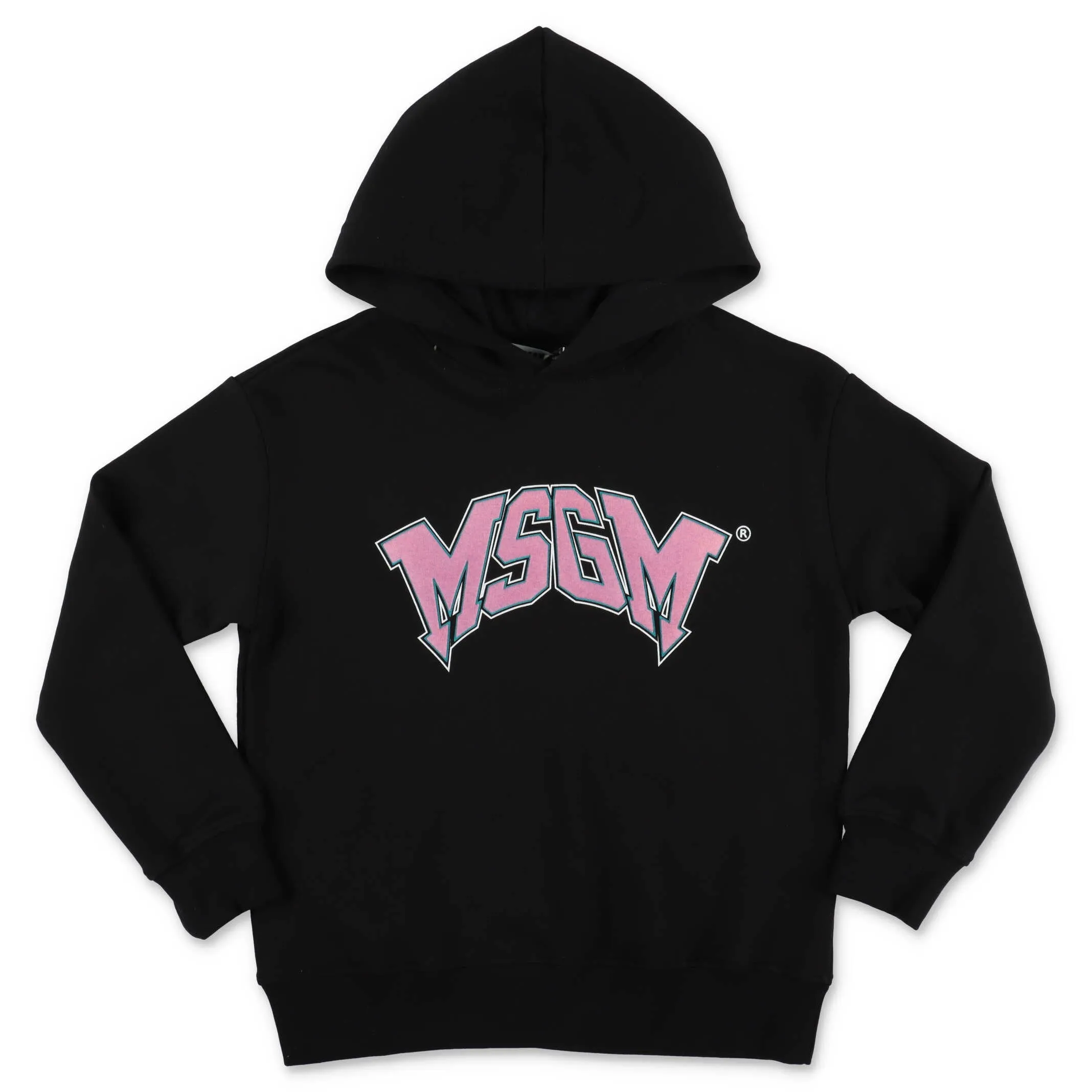MSGM Kids Logo Printed Hoodie
