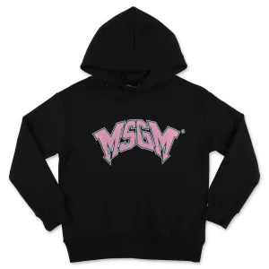 MSGM Kids Logo Printed Hoodie