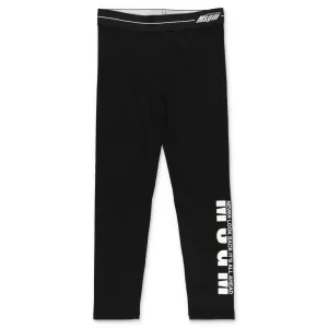 MSGM Kids Logo Printed Leggings
