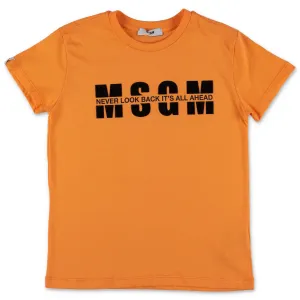 MSGM Kids Logo Printed T-Shirt