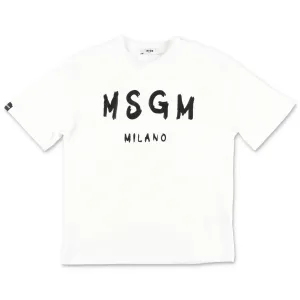 MSGM Kids Logo Printed T-Shirt