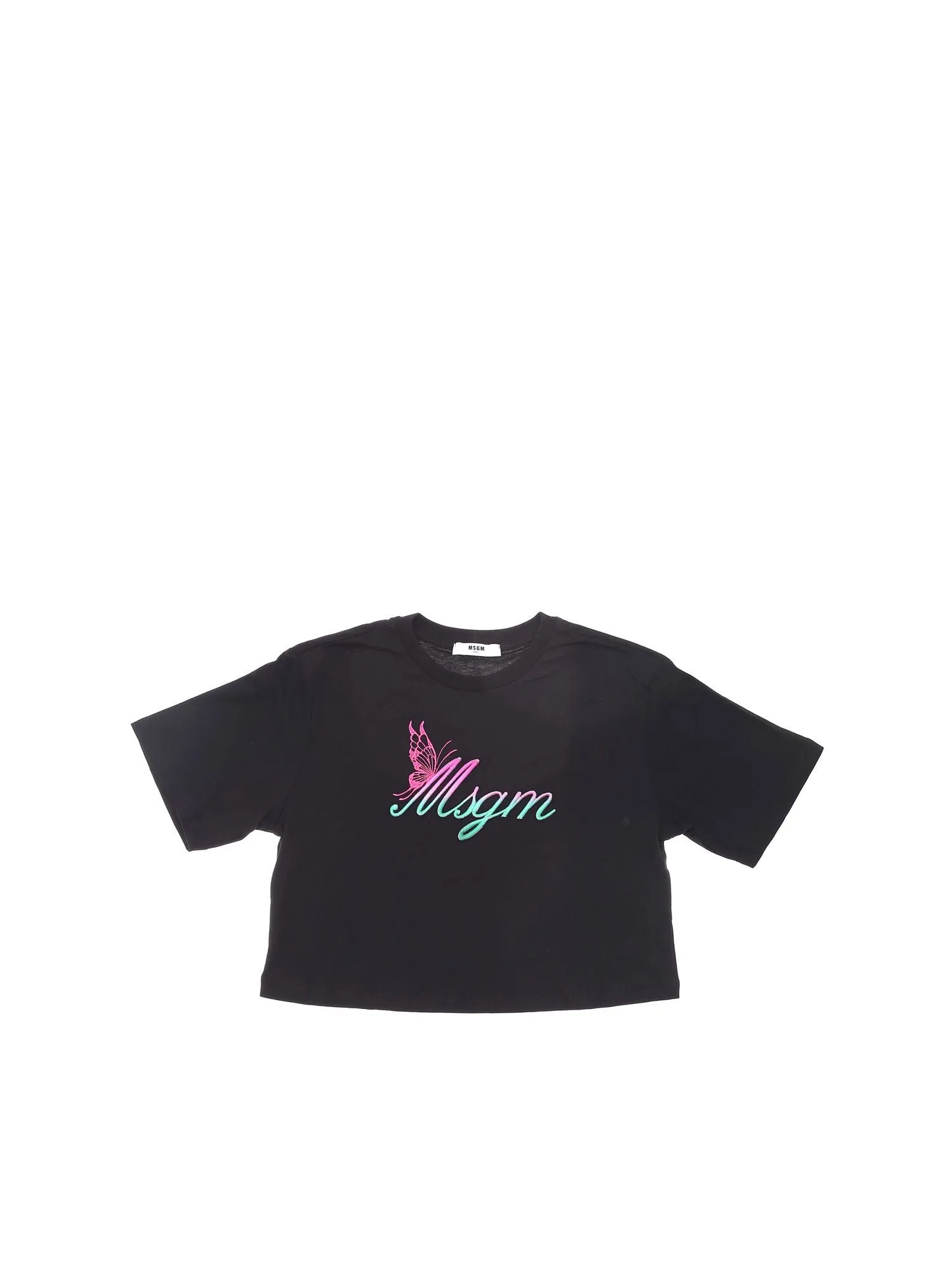 MSGM Kids Logo Printed T-Shirt