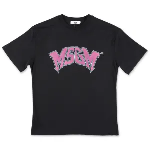 MSGM Kids Logo Printed T-Shirt