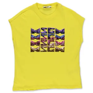 MSGM Kids Logo Sequined T-Shirt