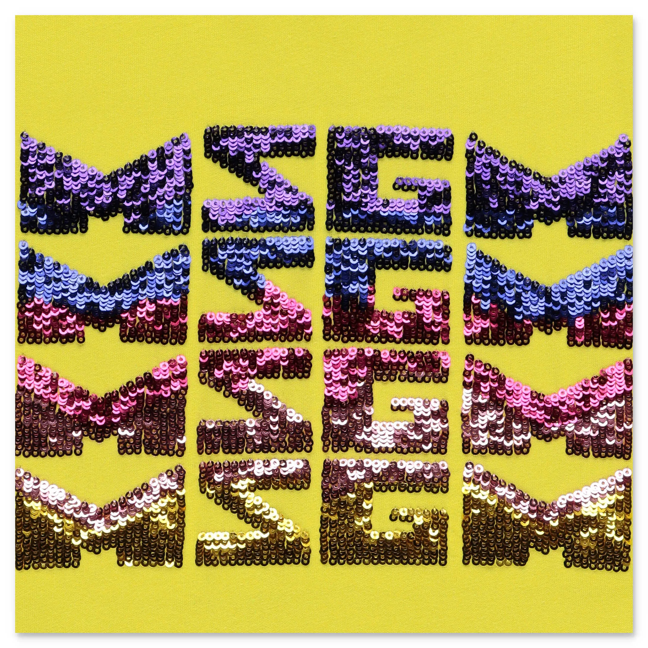 MSGM Kids Logo Sequined T-Shirt