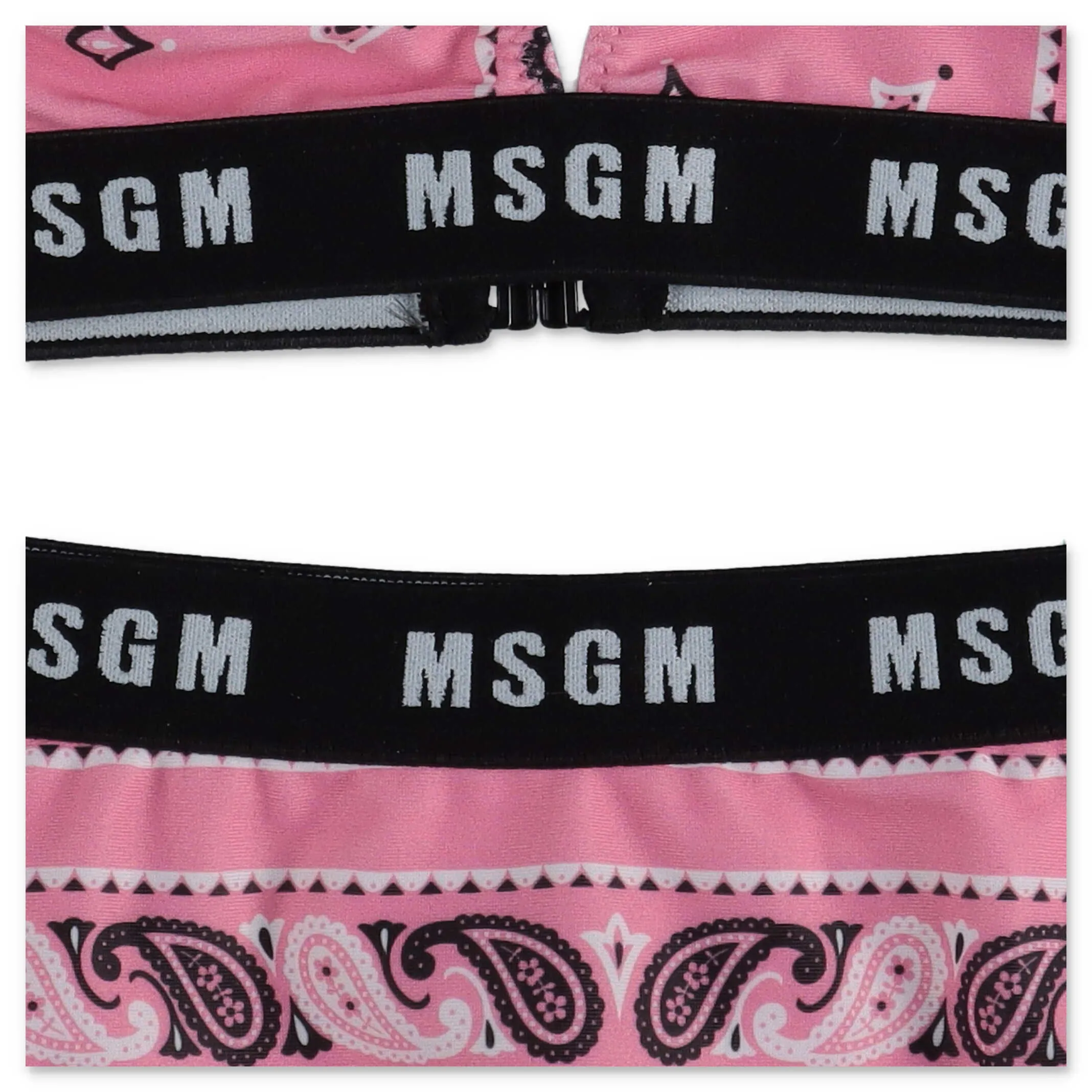 MSGM Kids Paisley Print Bikini Set