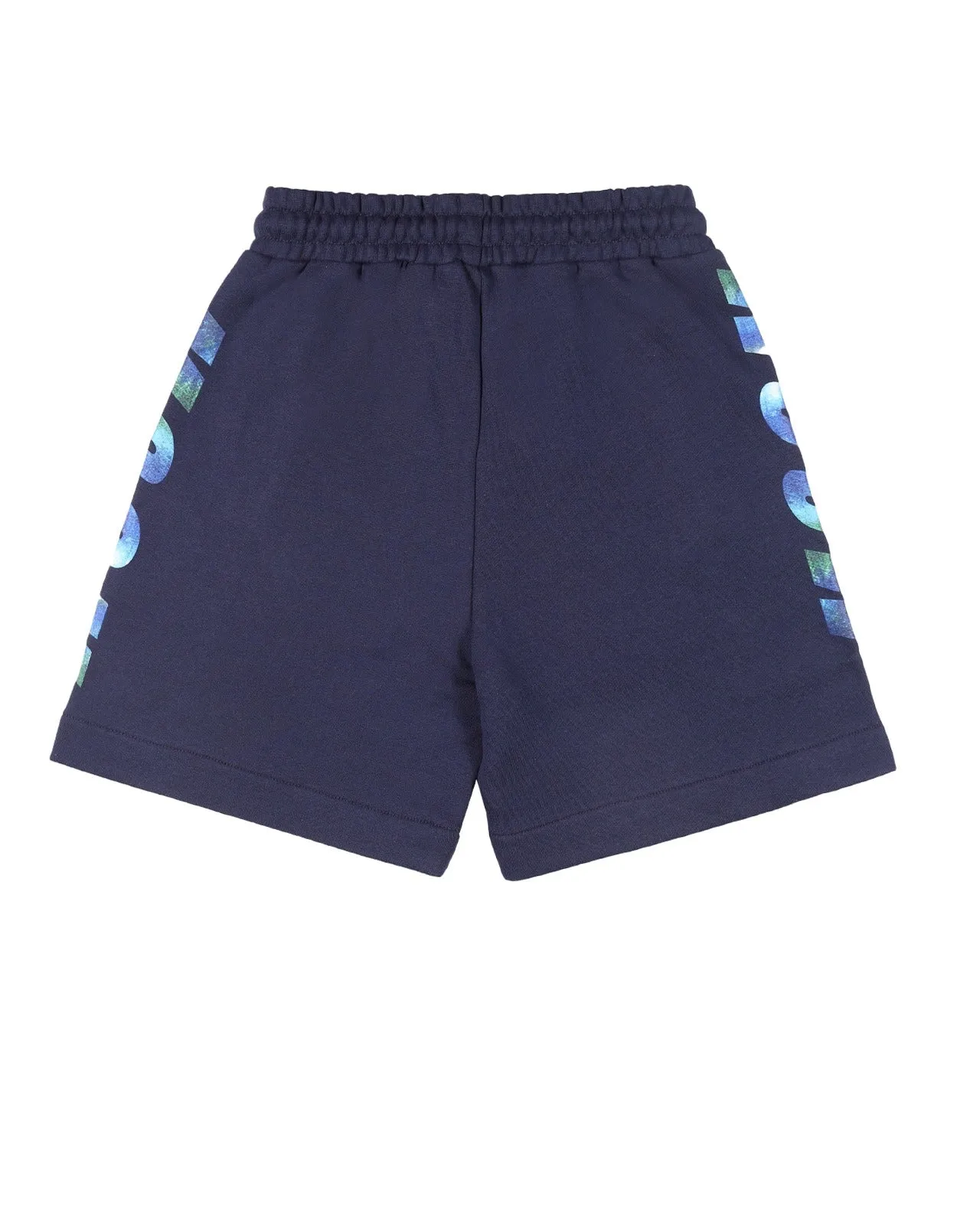 MSGM Kids Side Logo Print Shorts