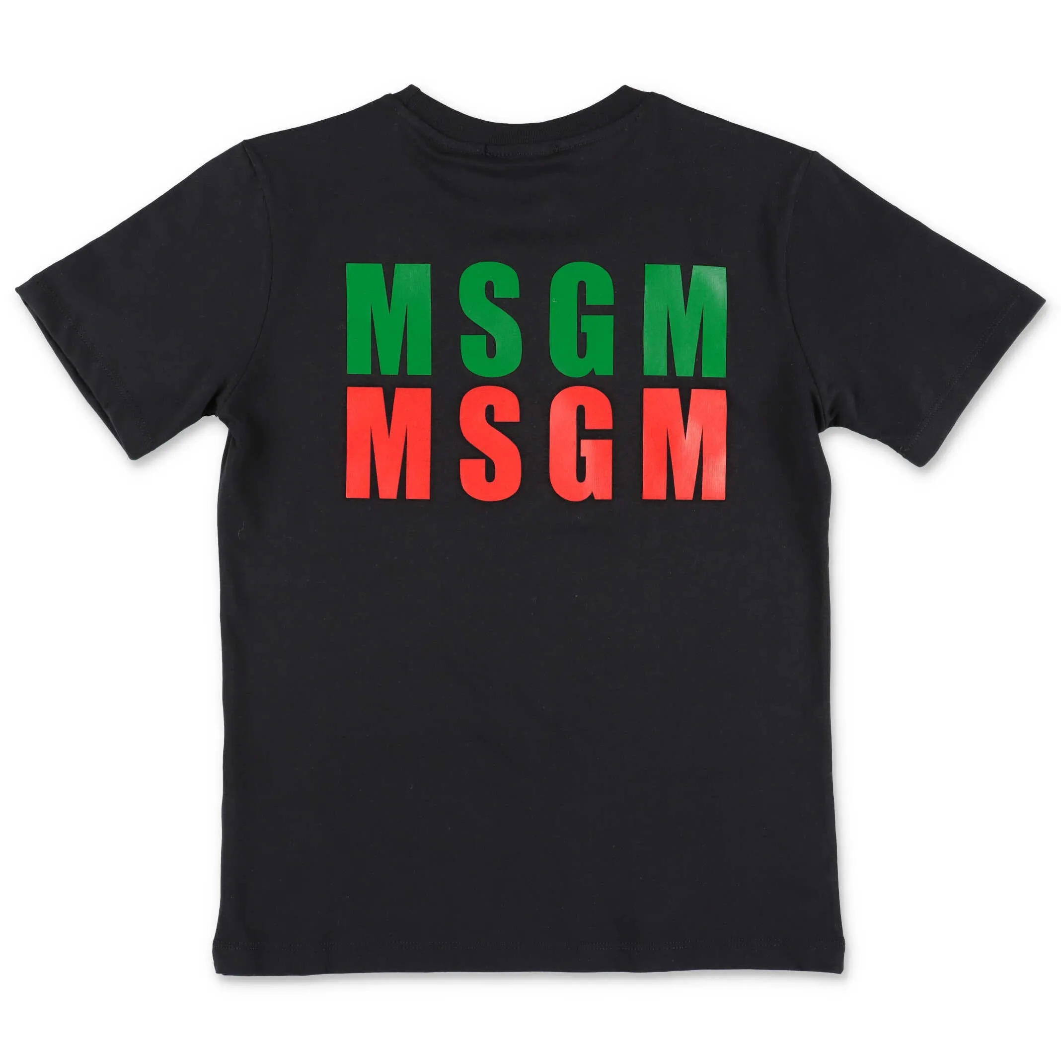 MSGM Kids Slogan Printed T-Shirt