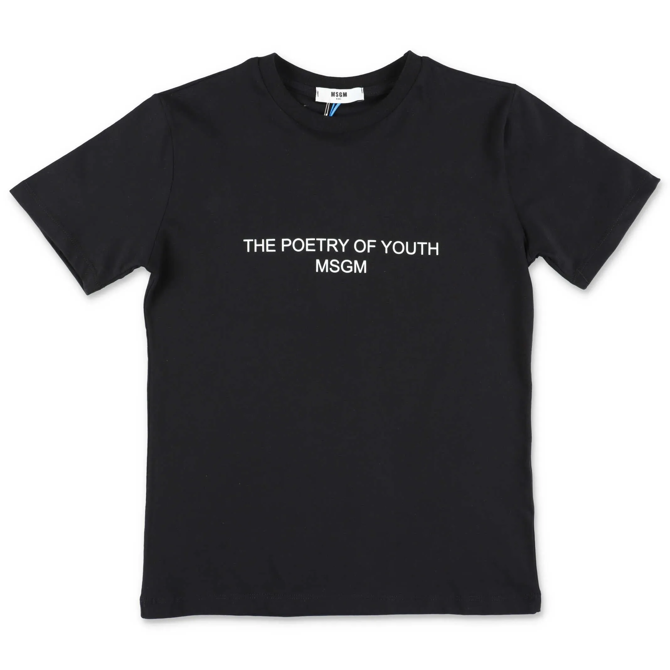 MSGM Kids Slogan Printed T-Shirt