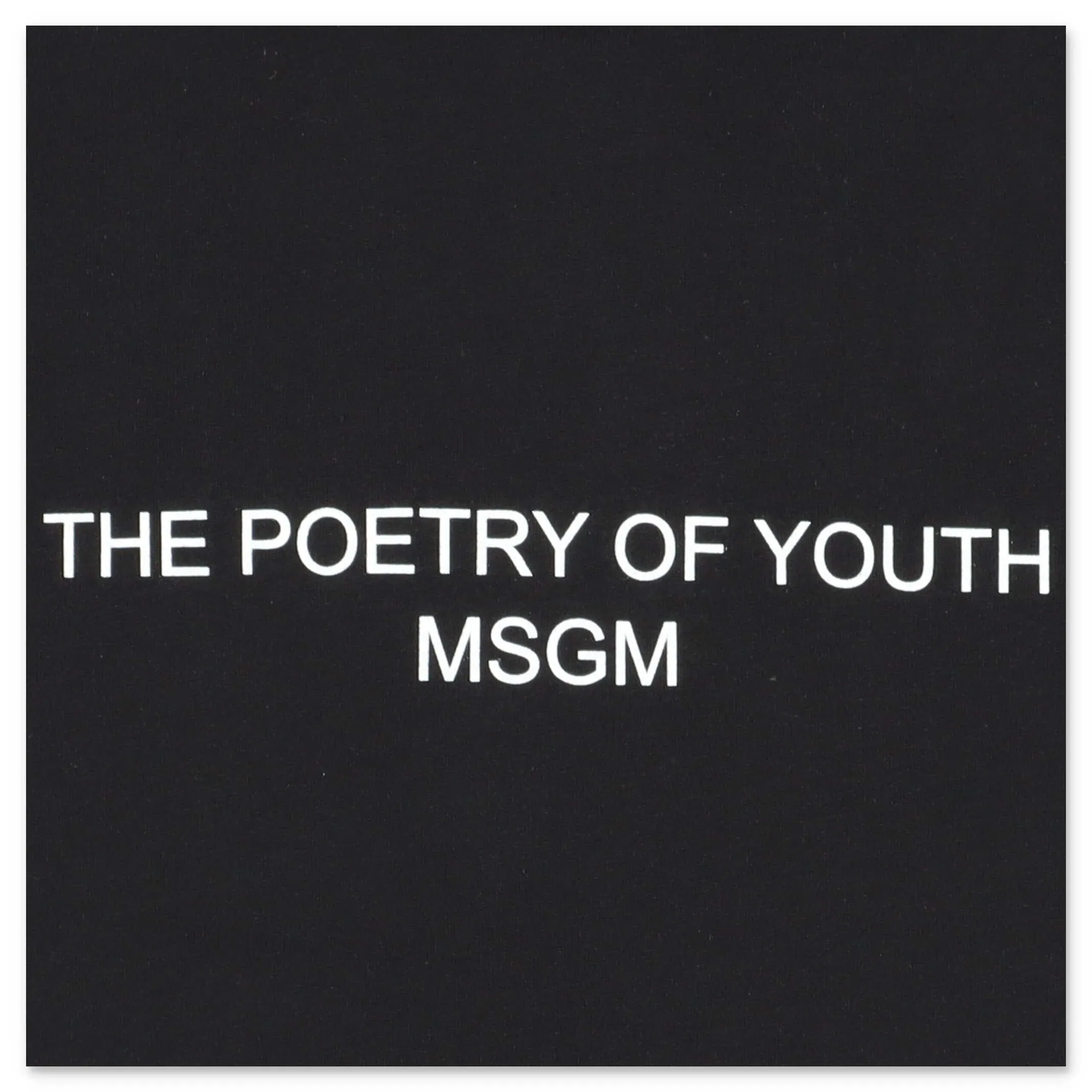 MSGM Kids Slogan Printed T-Shirt