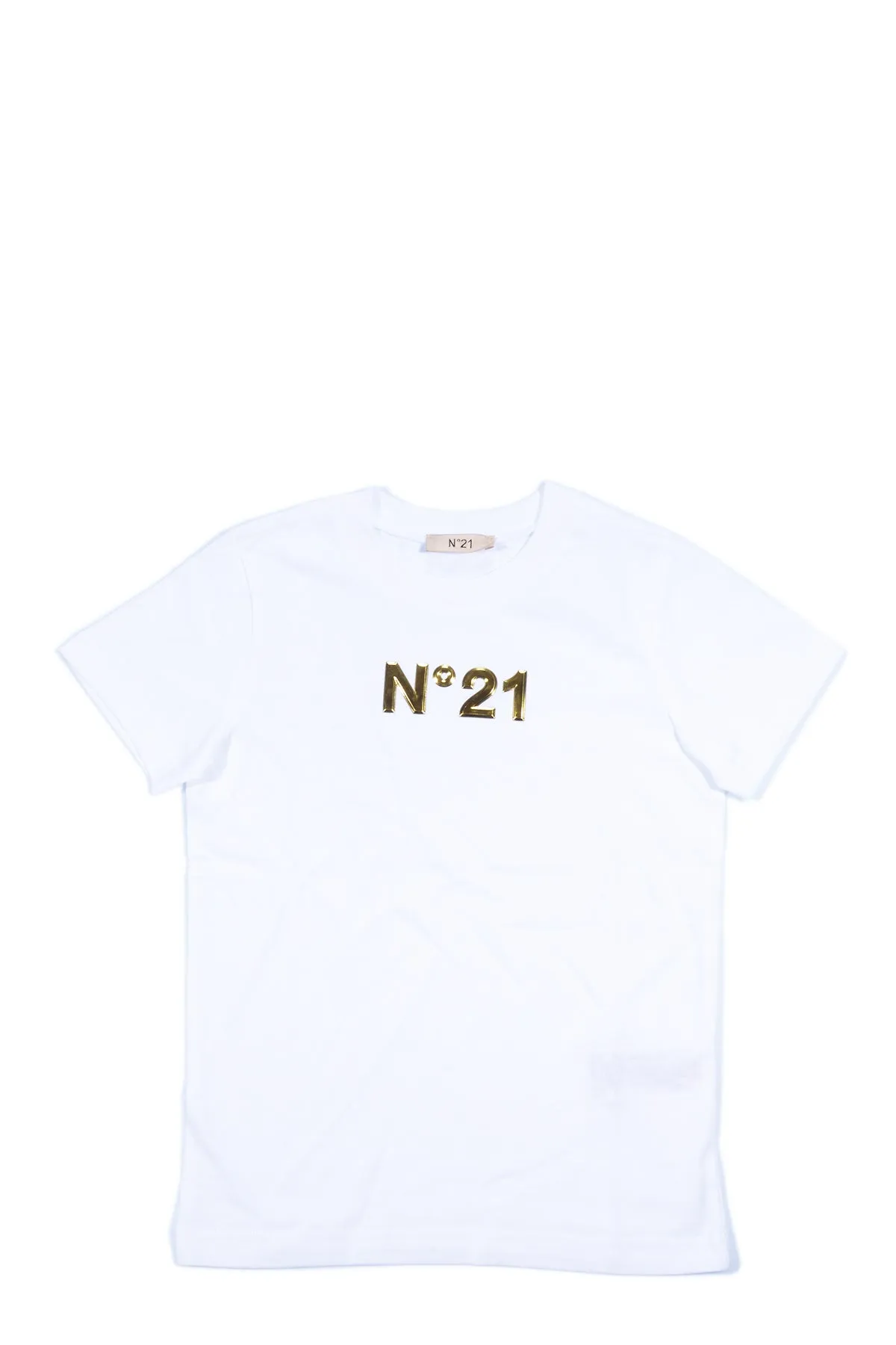 N21 Kids Metallic Logo T-Shirt