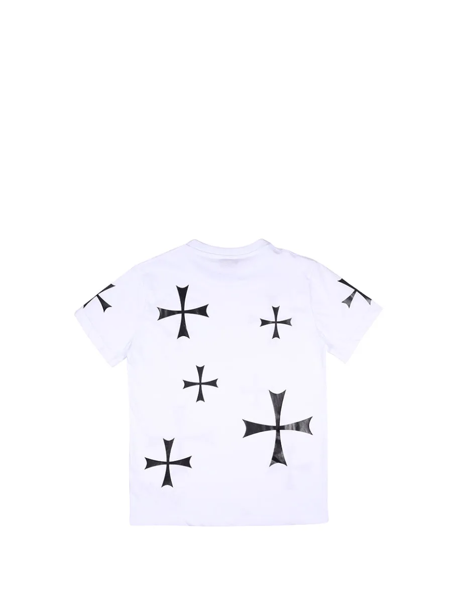 Neil Barrett Kids Graphic Print Crewneck T-Shirt