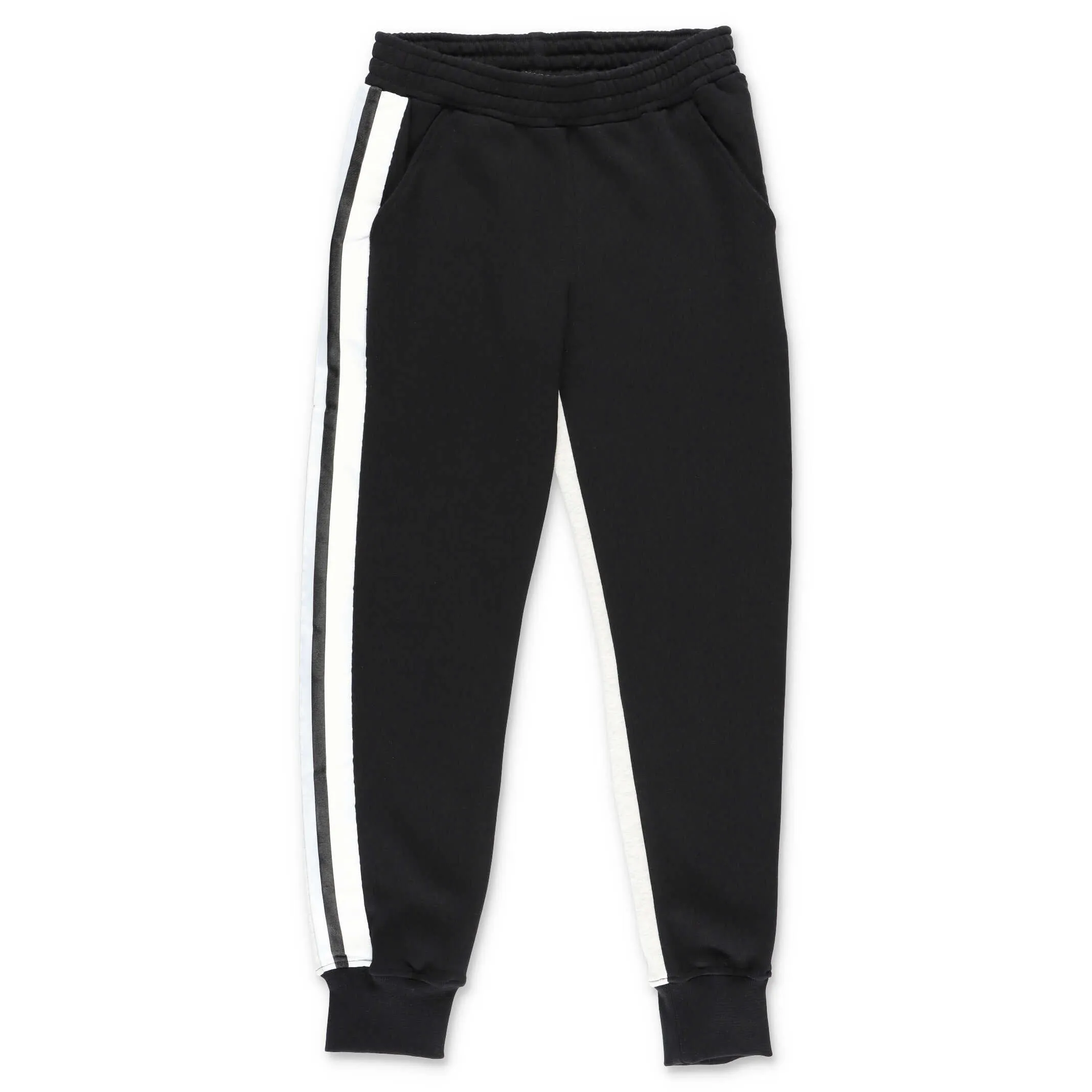 Neil Barrett Kids Side Stripe Two-Tone Sweatpants