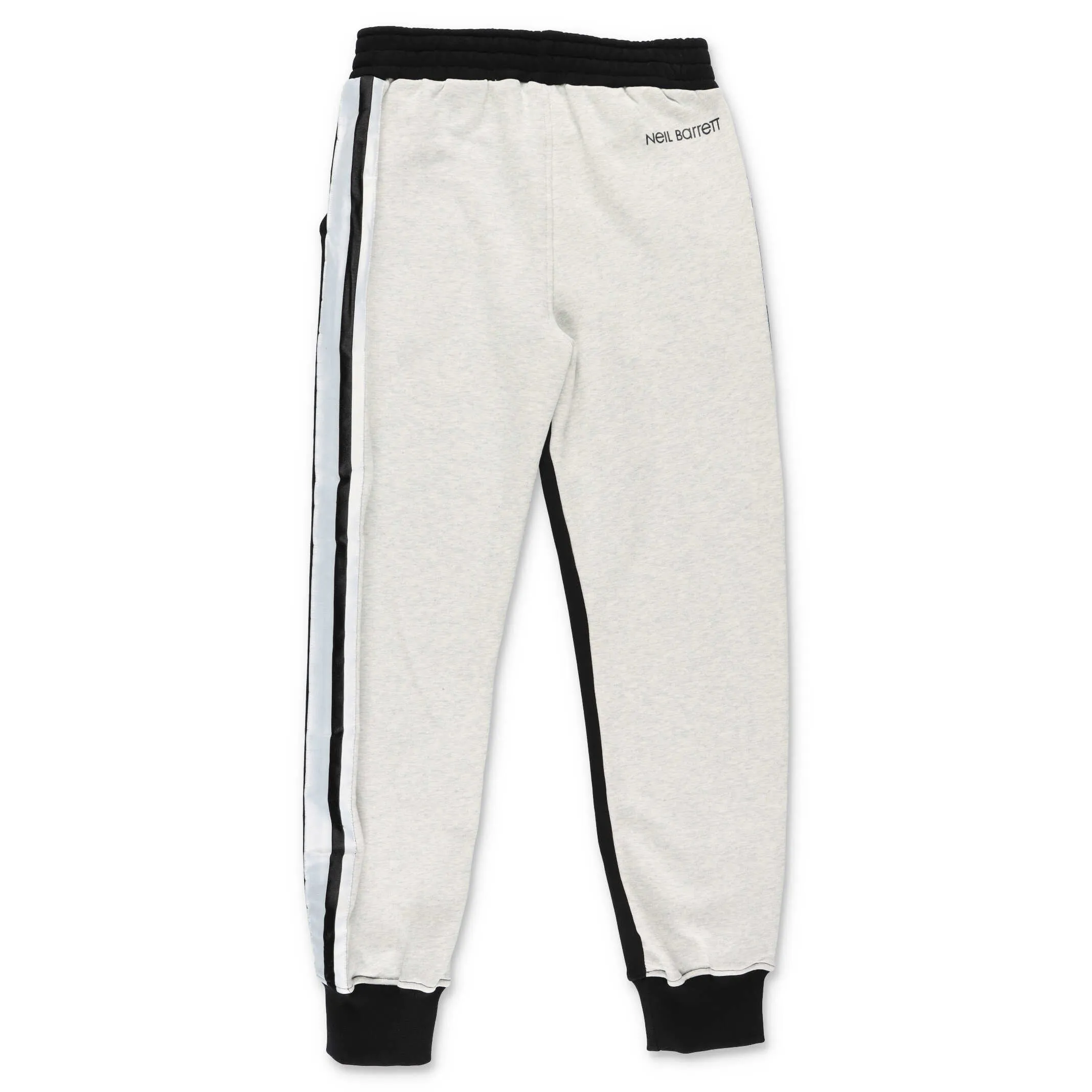 Neil Barrett Kids Side Stripe Two-Tone Sweatpants