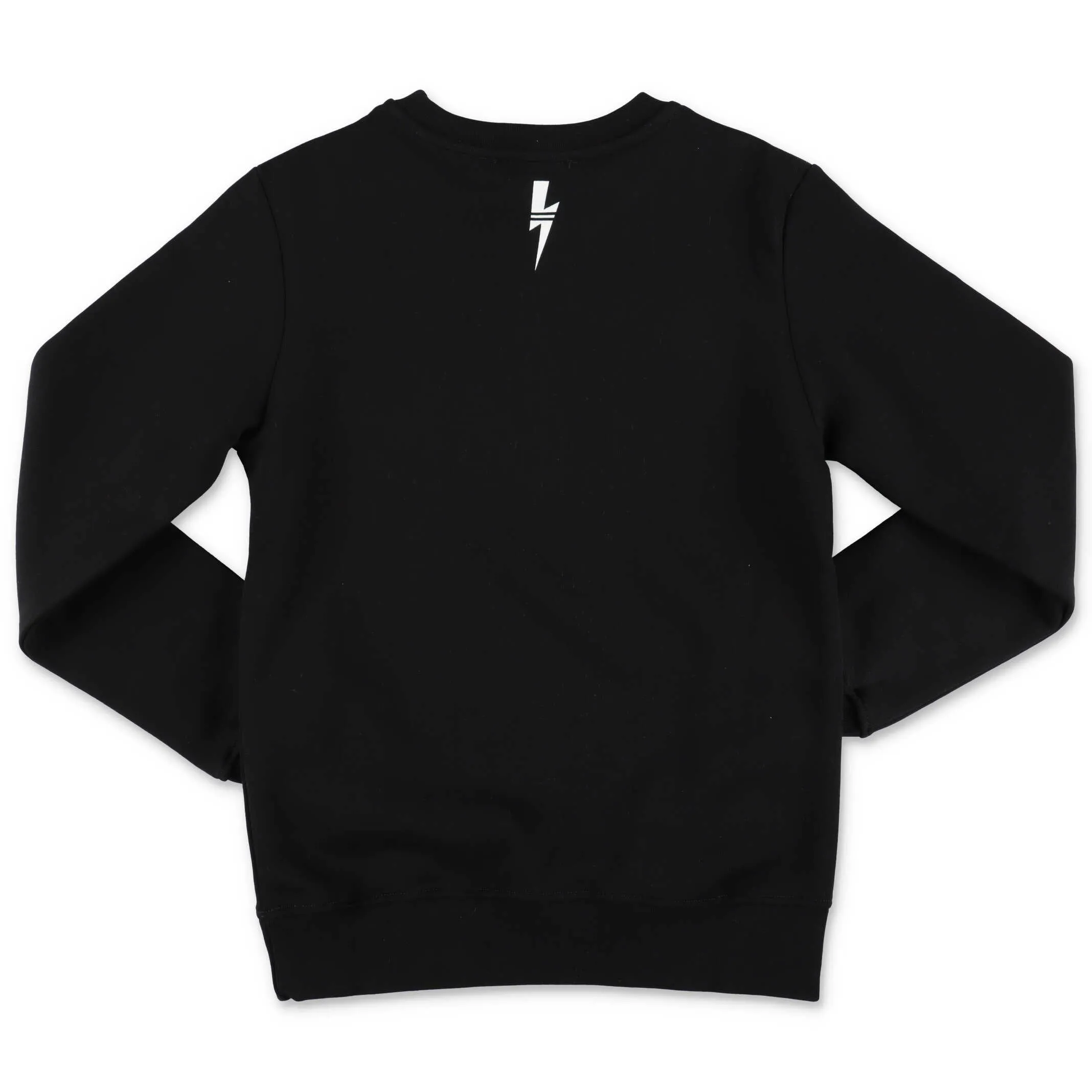 Neil Barrett Kids Thunderbolt Logo Printed Sweatshirt