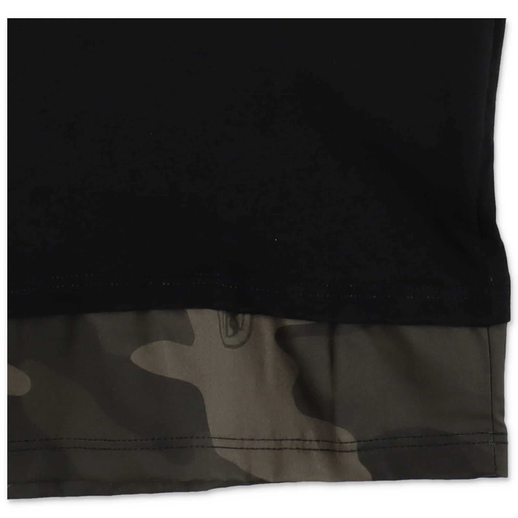 Neil Barrett Kids Thunderbolt Printed Camouflage Trim T-Shirt