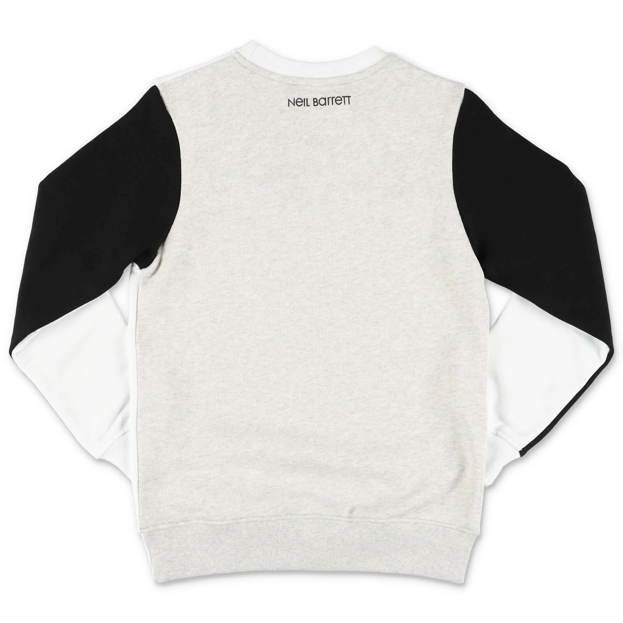 Neil Barrett Kids Thunderbolt Printed Colour Block Sweatshirt