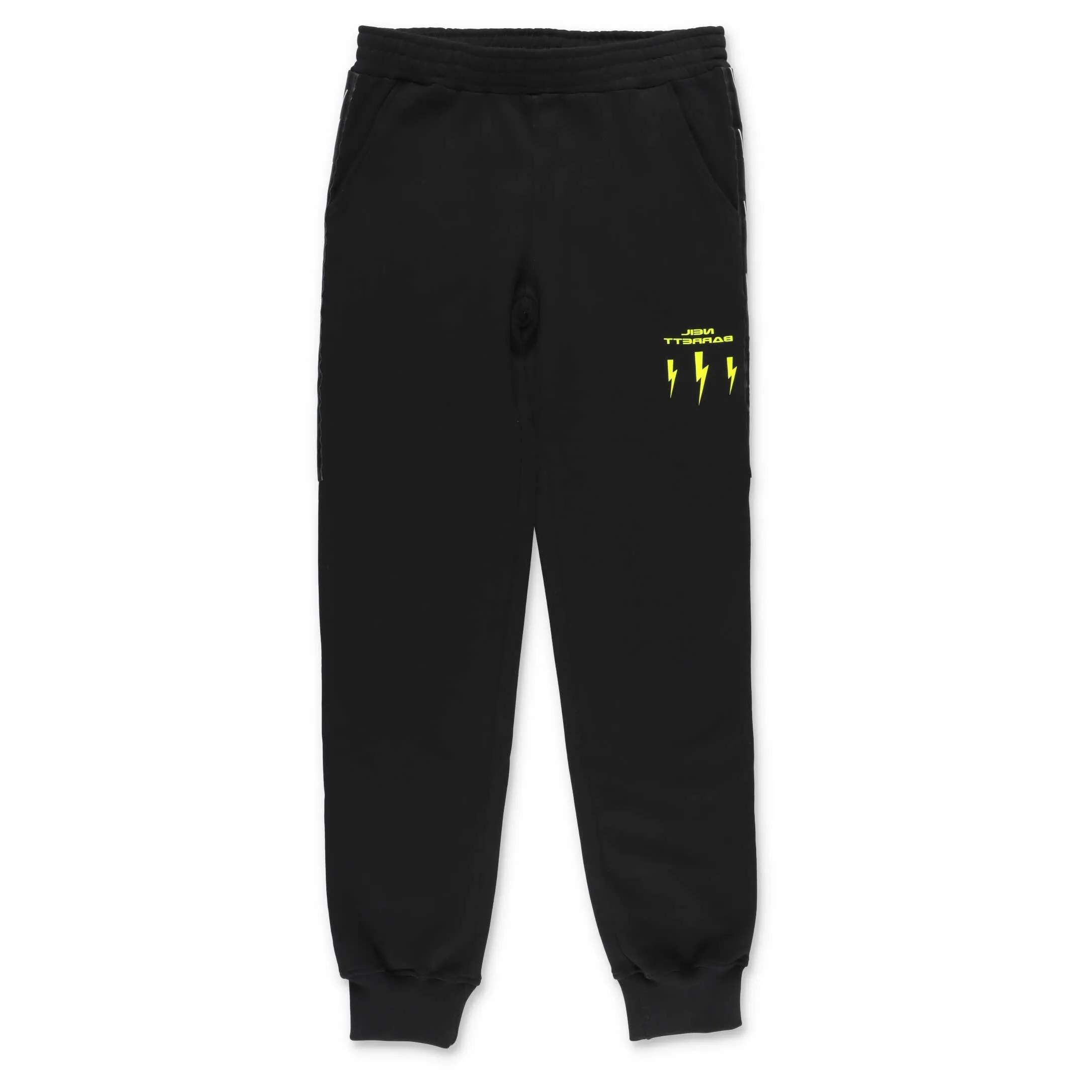 Neil Barrett Kids Thunderbolt Printed Sweatpants