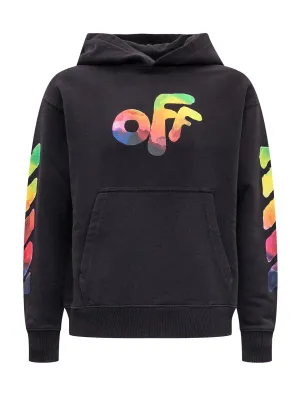 Off-White Kids Arrow Printed Long-Sleeved Hoodie