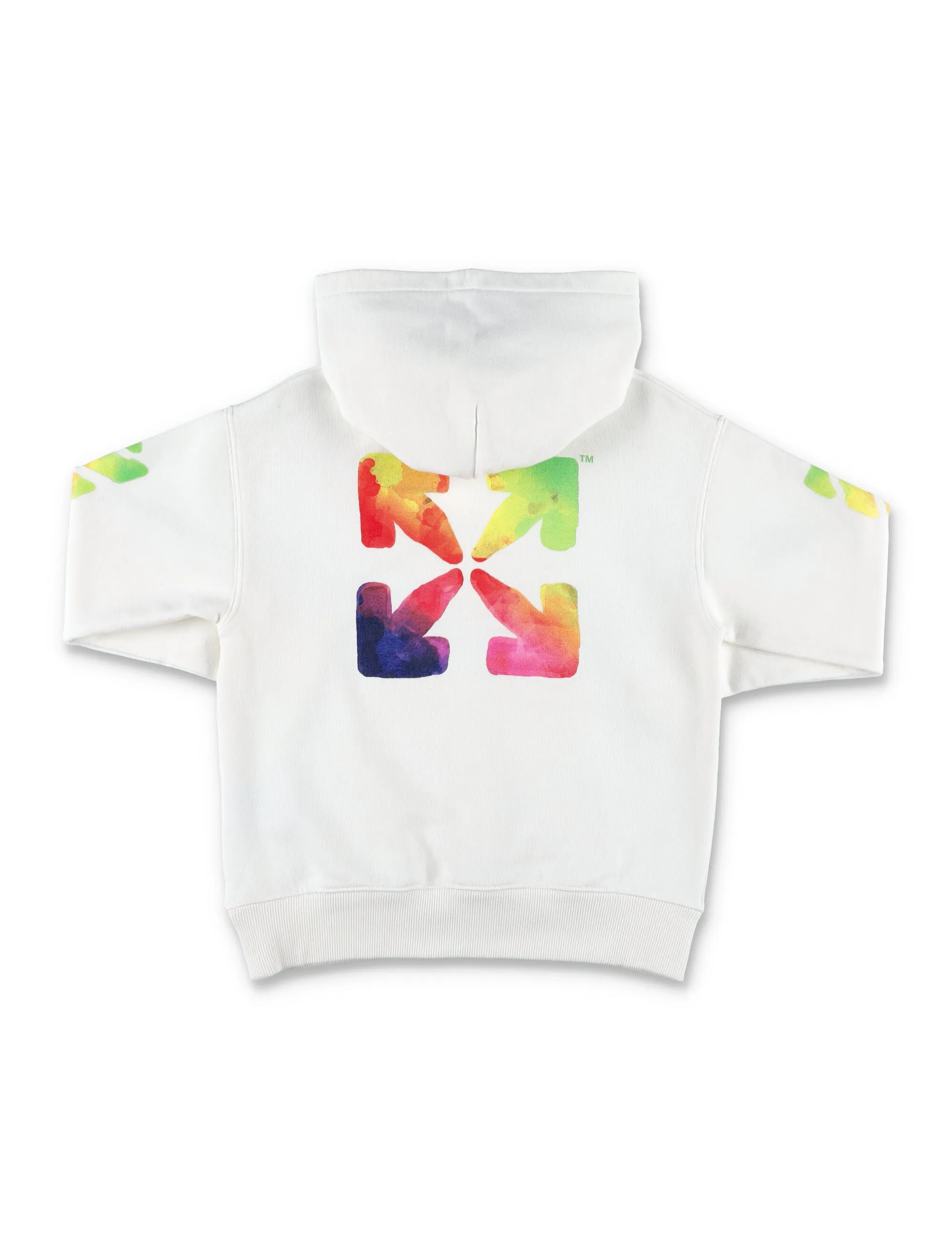Off-White Kids Arrow Printed Long-Sleeved Hoodie