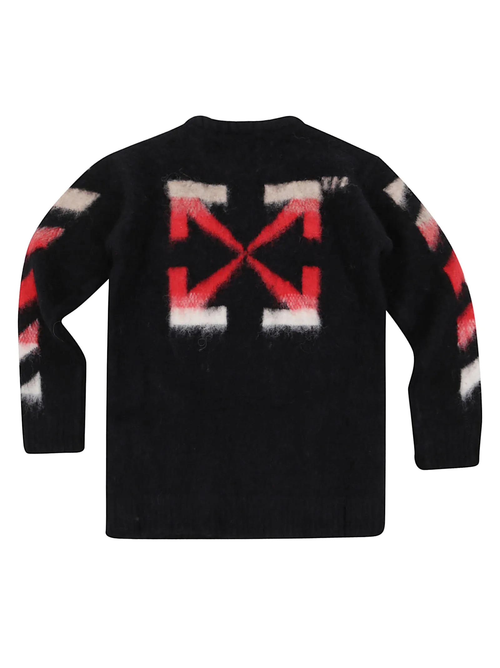 Off-White Kids Brushed Logo Print Crewneck Dress