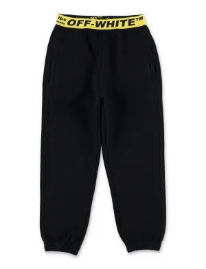 Off-White Kids Industrial Logo Waistband Sweatpants