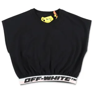Off-White Kids Logo Band Round-Neck T-Shirt
