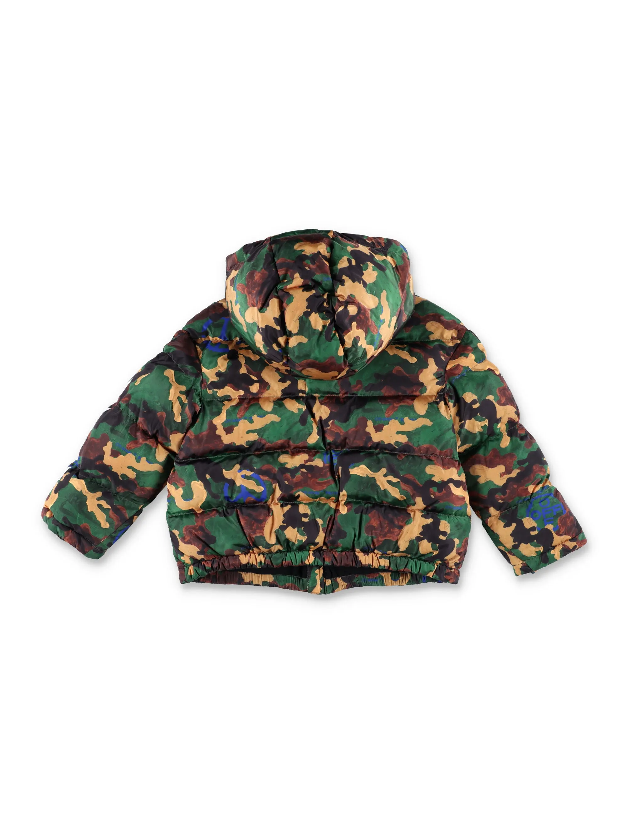 Off-White Kids Logo Patch Hooded Jacket