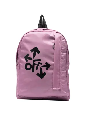 Off-White Kids Logo Print Back Pack